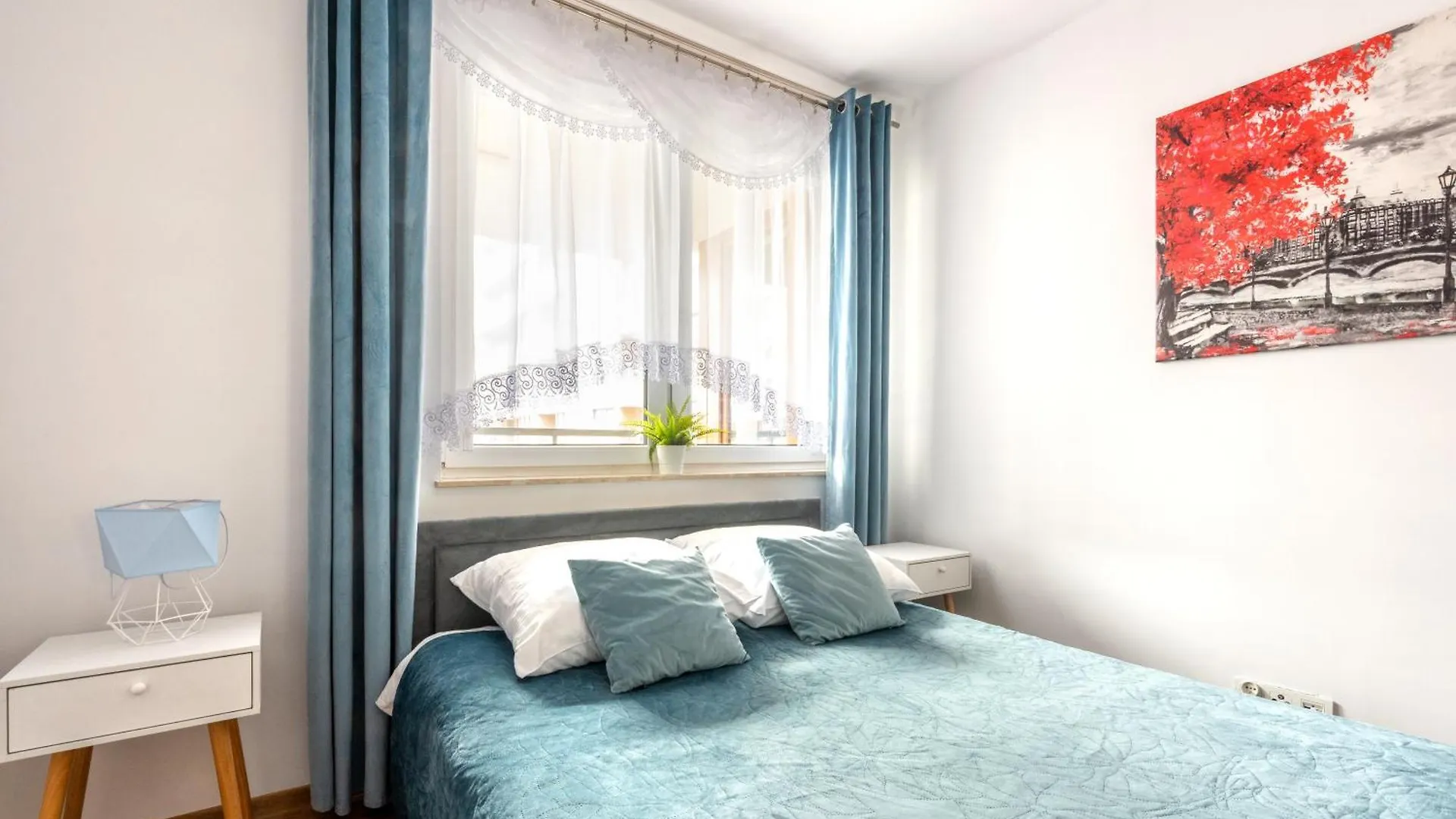 Apartment Blue Pearl 2 Rooms Down Town 4 Persons Balcony Free Parking Krakow