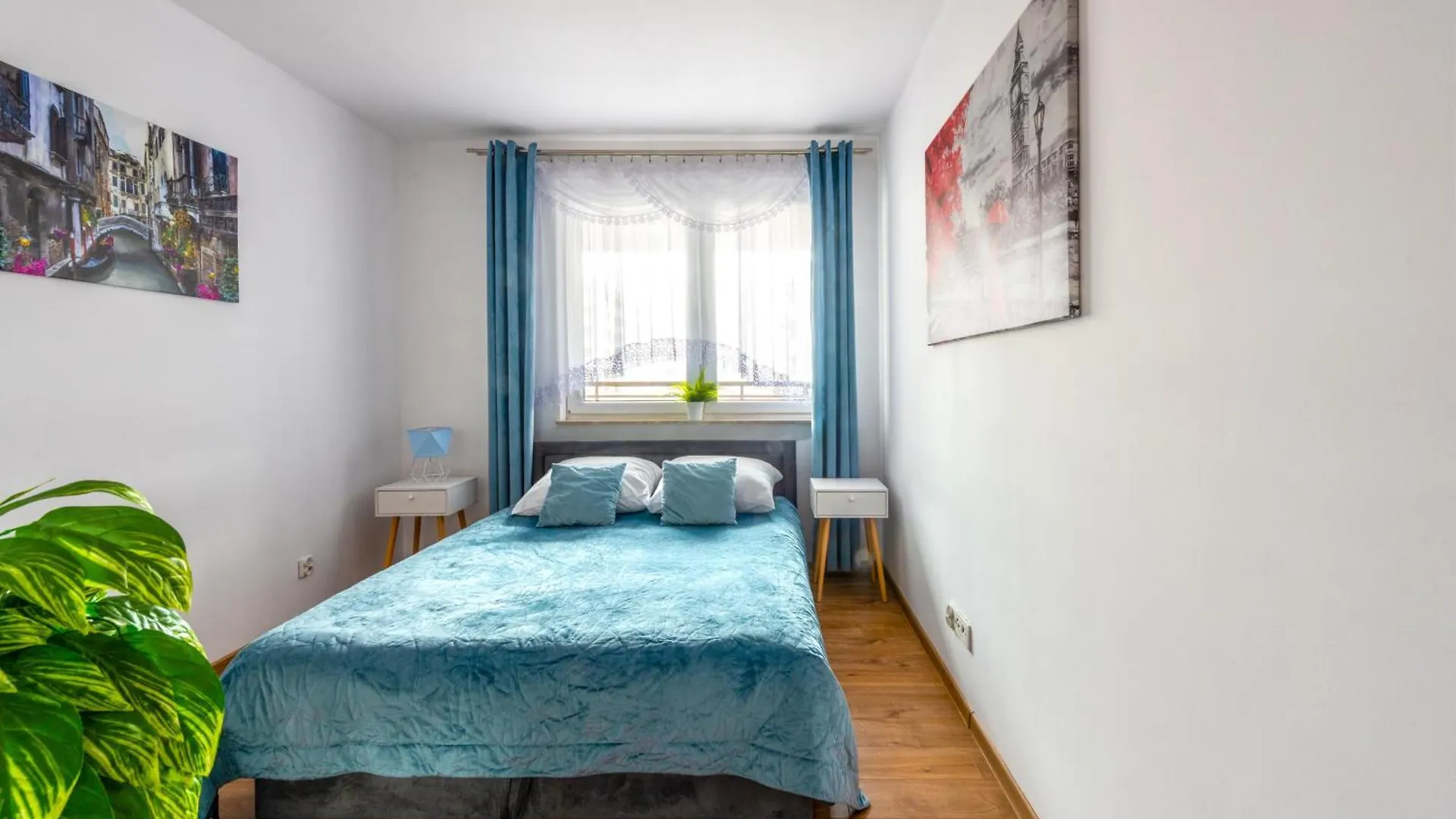 Apartment Blue Pearl 2 Rooms Down Town 4 Persons Balcony Free Parking Krakow